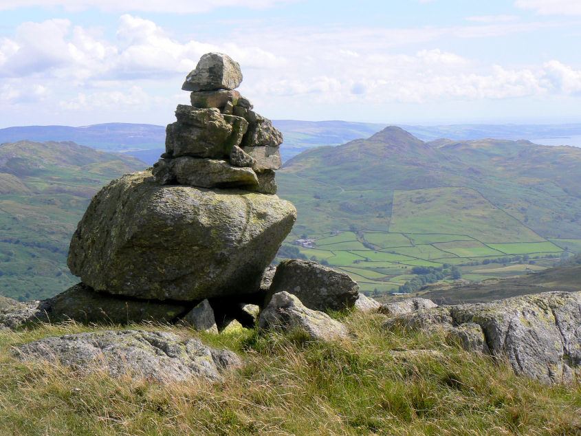 Stickle Pike from White How's summit Stickle Pike from White How's summit